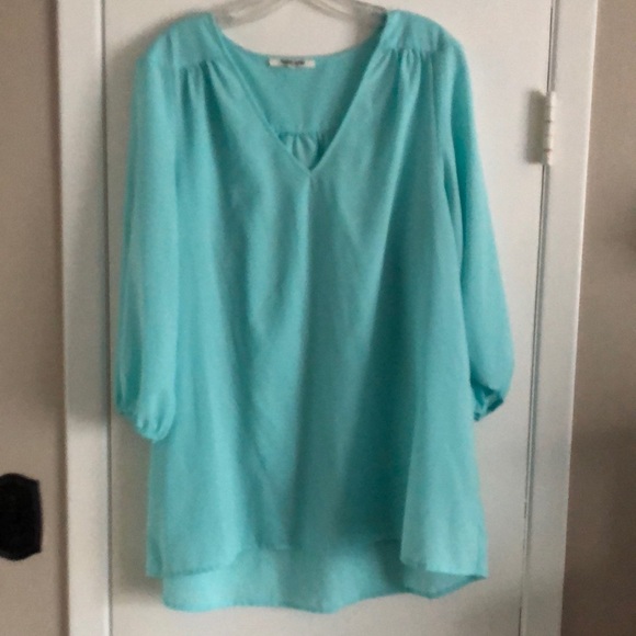 Sky blue blouse - Picture 1 of 2